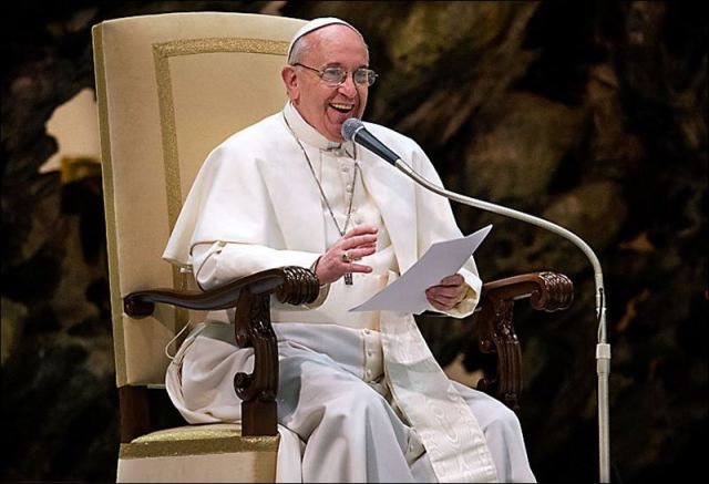 pope francis smile