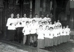 The men and boys choir at Margaret Street