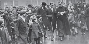 Father Basil Jellicoe and his celebrity helpers